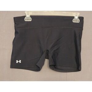 Under Armour Shortie Compression Shorts Women's Size Large Black